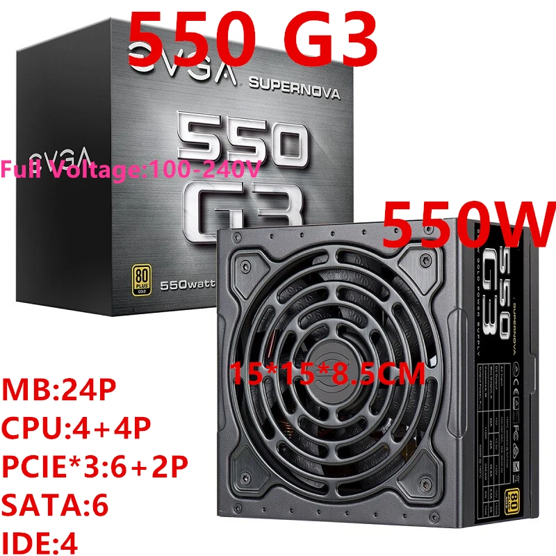 Новый оригинальный блок питания для EVGA 80PLUS ЗОЛОТОЙ полностью модульный