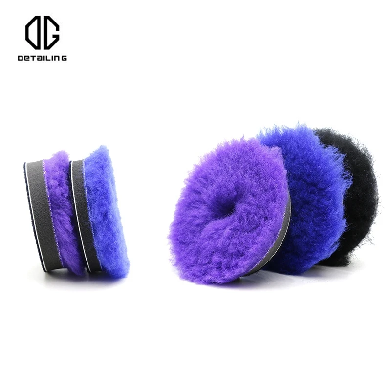 Детейлинг 2 шт./упак. 3 дюймовая полировальная накладка из овечьей шерсти Накладка