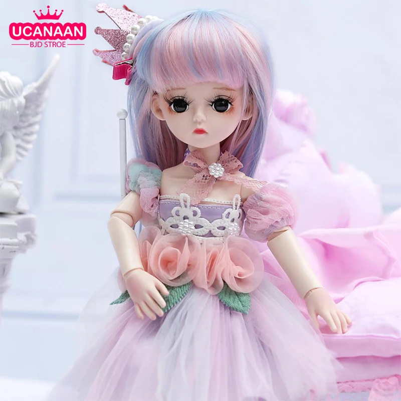 UCanaan/BJD кукла 1/3 SD куклы 30 см 18 дюймов мяч шарнирная для девочек DIY платье Набор творчества обучающая игрушка с