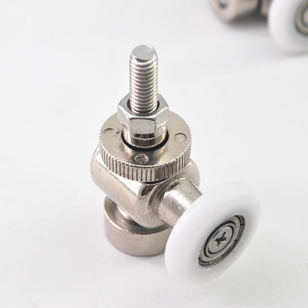 4 шт./лот 23/25 мм специальный дизайн шкив для ванной и душа 2 шт. вверх дверной ролик