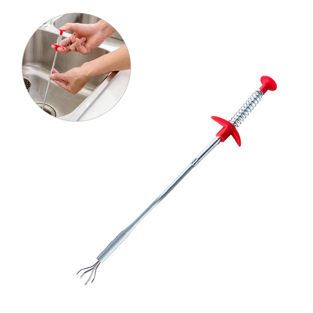 

60 Kitchen Drain Extractor Household Hair Remover for Daily Use