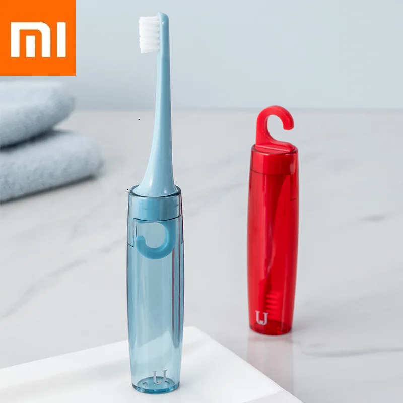 Новейшая зубная щетка Xiaomi mijia портативная Милая Мини для влюбленных приемная