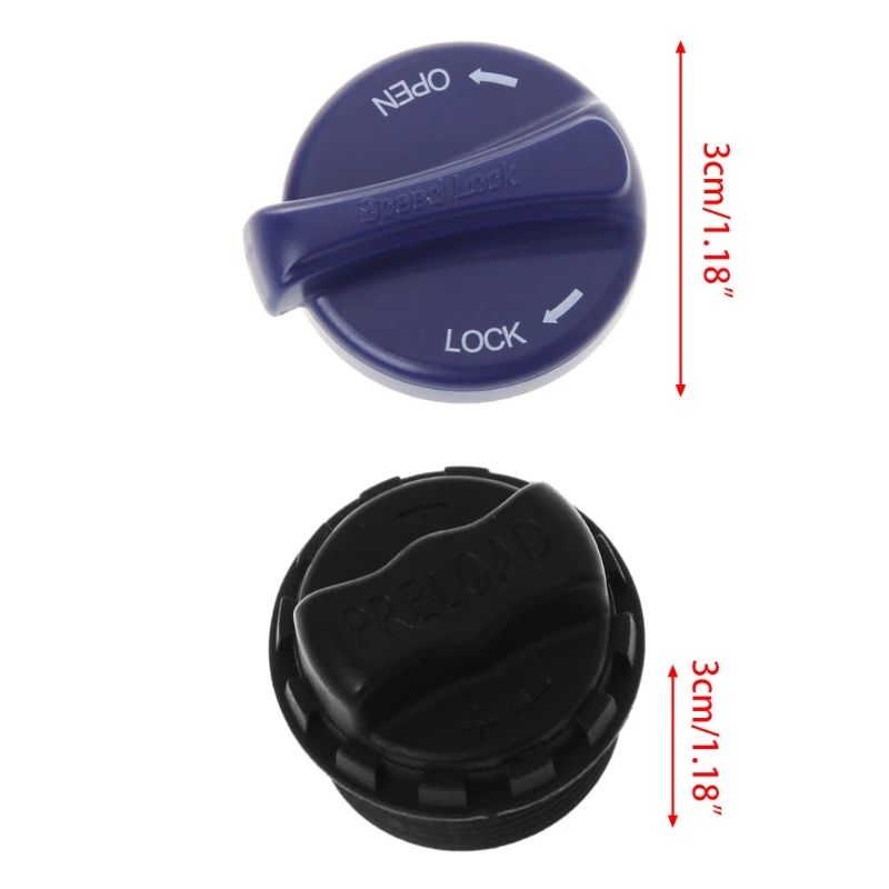 

Bicycle Front Fork Lock Cap Knob Preload Adjustable MTB Bike Cycling PartsTools
