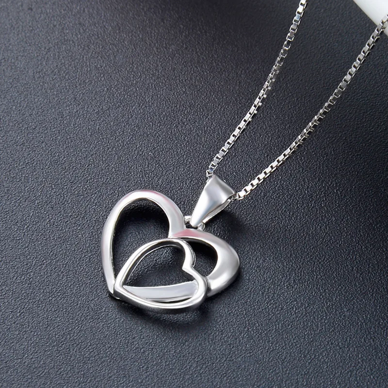 Женское ожерелье из серебра 925 пробы с кулоном | Украшения и аксессуары