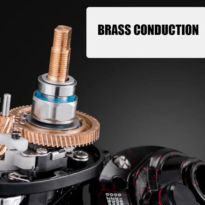 Новая Вращающаяся Рыболовная катушка цифровой дисплей металлический Гладкий