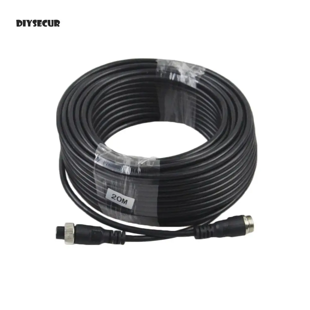 4 штырьковый удлинитель DIYSECUR водонепроницаемый кабель питания для монитора