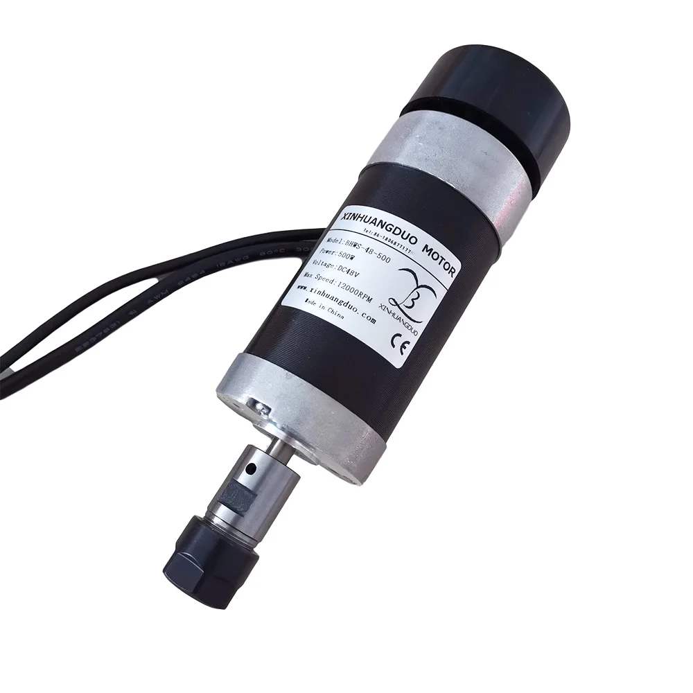 Высокоскоростной бесщеточный двигатель 500 Вт постоянный ток 48 В Гравировальный