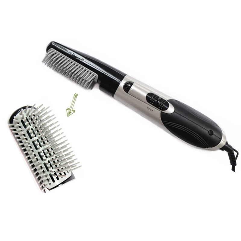 Red Black EU Plug 7 in 1 Multifunction Professional Negative Ion Hair Dryer with Comb Set Curling Wand Straight | Бытовая техника