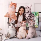 Мягкая плюшевая игрушка в виде кошки, 50 см, кошачьи подушки