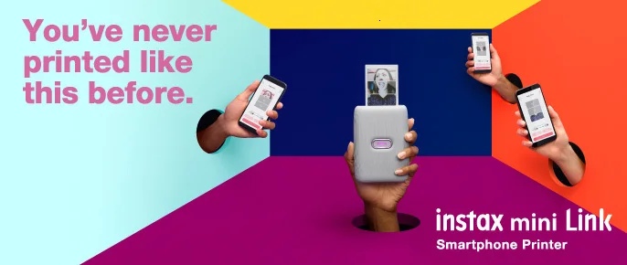 Fujifilm Instax Share смартфон принтер SP-2 обновление до Mini Link печать с видео управления движением вместе в режиме развлечения