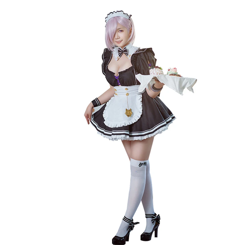 Irelia H Магазин игры FGO Fate/большой заказ Mash Kyrielight горничная платье Косплей Костюм