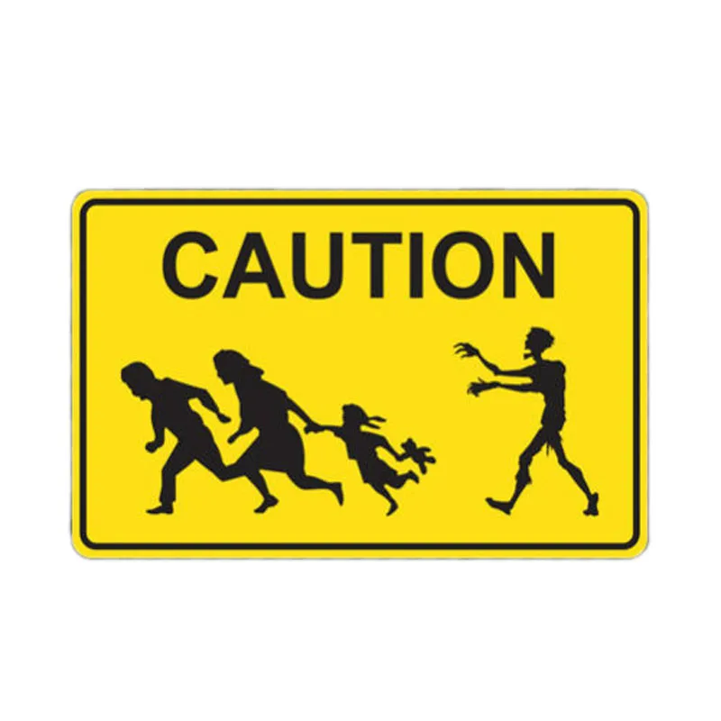 

Creative Crossing Interesting Cartoon Car Sticker Styling Motorcycles Bumper Windshield Laptop Decal Accessories PVC12x8cm