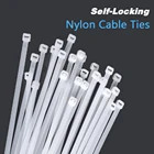 100 шт., самоблокирующиеся Нейлоновые кабельные стяжки