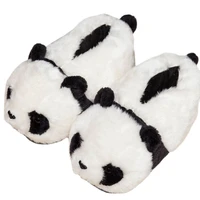 indoor slippers special offer custom a warm winter home panda cotton slippers thick bottom shoes on floor lovers shoes