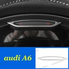Lsrtw2017 отделка экрана приборной панели автомобиля из углеродного волокна для Audi A6 C8 2019 2020 2021 аксессуары Автомобильная наклейка украшение