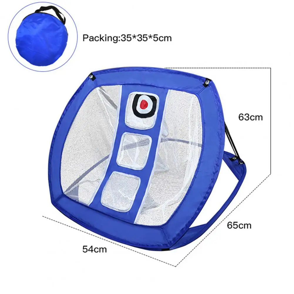

Golf Chipping Net Golf Training Net Collapsible Accuracy Aid Nylon Swing Practice Golf Practice Cage Mat for Indoor