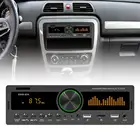 Яркая подсветильник ка, автомобильный радиоплеер, удобный FMAM, двойной USB, черный беспроводной стереоприемник с дистанционным управлением для автомобиля