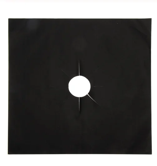 4 шт./лот многоразовые газовые протекторы для плиты из алюминиевой фольги с