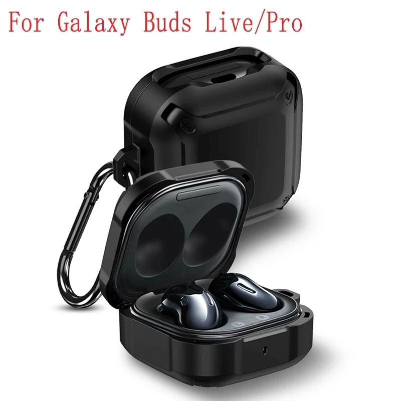 

For Galaxy Buds Live Case TPU+PC Shockproof Protective Headset Headphone Cover Shell Case For Galaxy Buds Pro