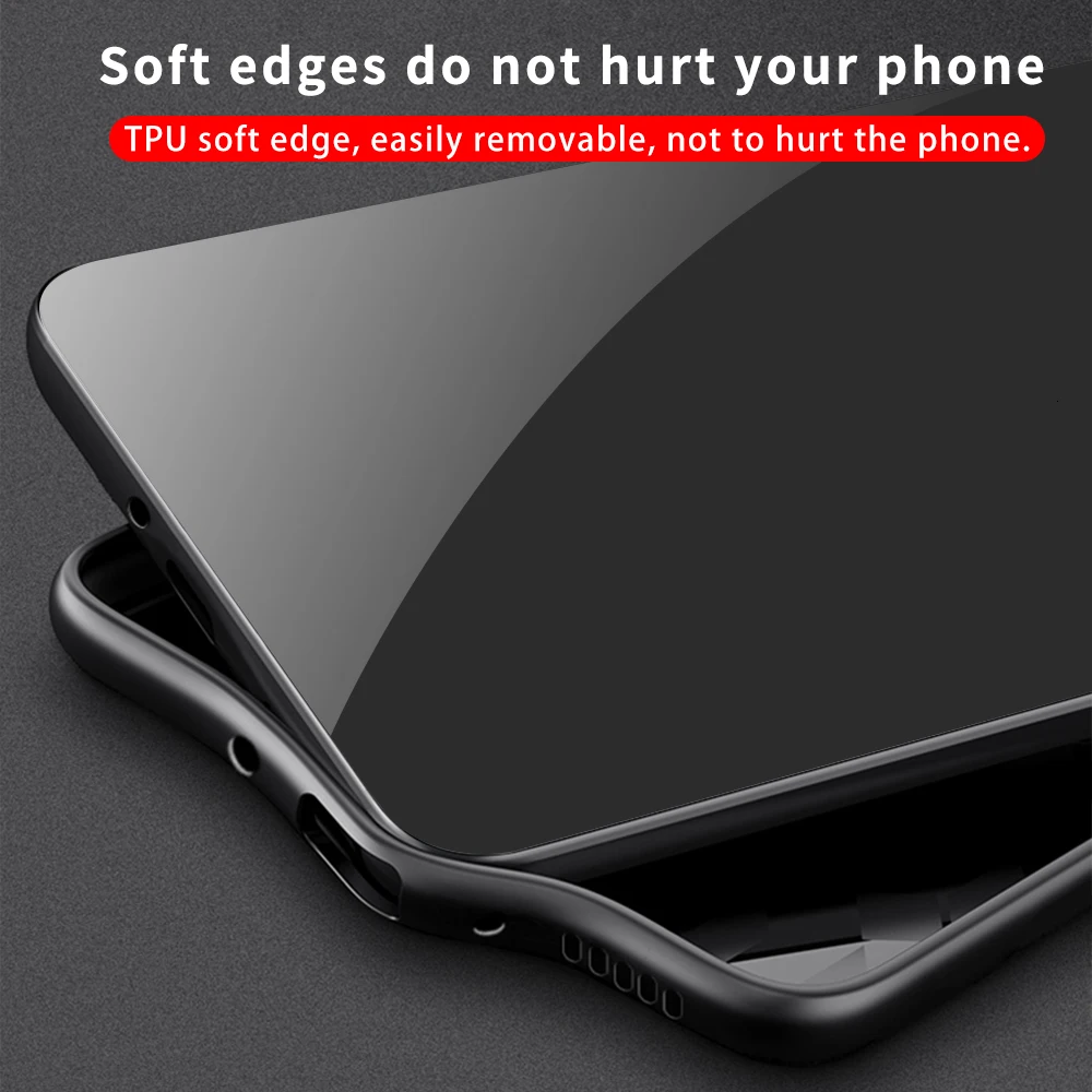 Градиентный чехол для телефона из закаленного стекла для Apple iPhone 11 Pro Max X XS XR 8 7 Plus 6 6S силиконовый мягкий край бампер 1000 шт