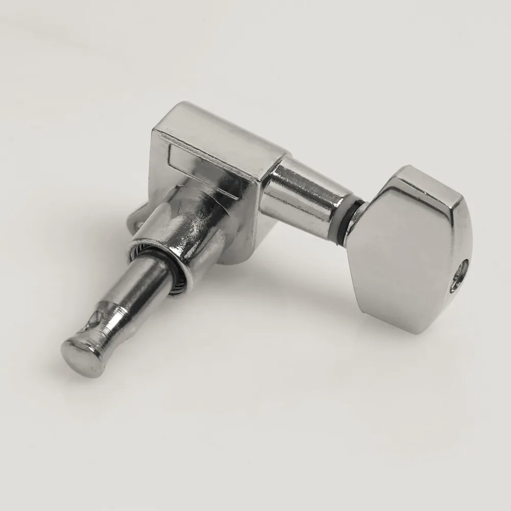 6 stücke neue chrome inline gitarre string tuning pegs tuner maschine kopf professionelle dauerhafte kopf für akustische elektrische gitarre