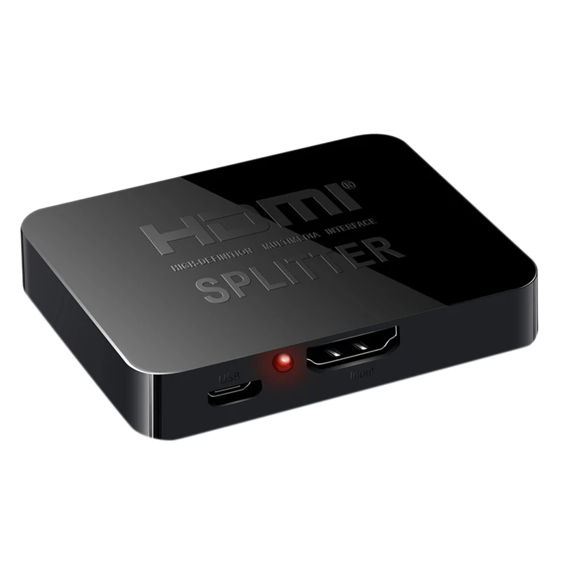 Full HD 4K HDMI сплиттер конвертер 1 в 2 выход переключатель коробка концентратор 3D 1080P