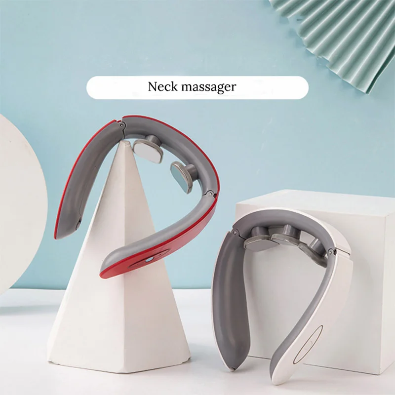 

Массажер Электрический для шеи, умный массажер для шеи и плеч, инструмент для здоровья тела, расслабляющий массажер для головы