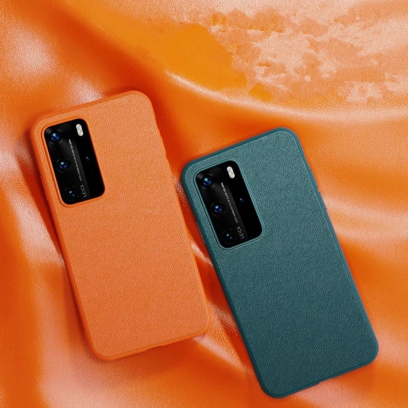 

100 Leather Case for Huawei P20 P30 P40 Pro Plus Phone Back Cover for Huawei Mate 40 30 20 Honor 30 20 Nova 7 5 6 Pro V30 9S X10