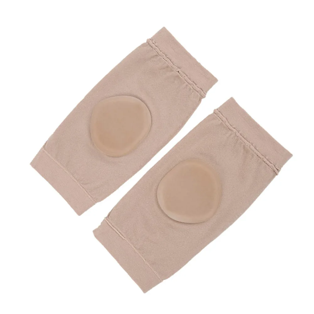 

1 Pair Heel Sleeves Double SEBS Breathable Protective Long Heel Ankle Protector (Khaki)