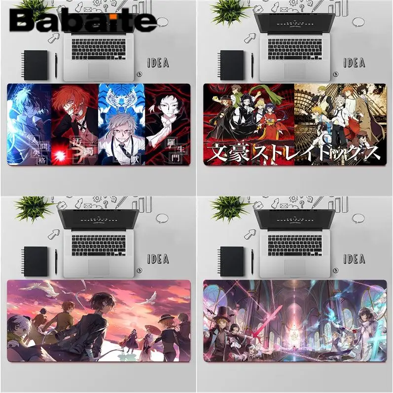 

Babaite Top Quality Bungo Stray Dogs Office Mice Gamer Soft Mouse Pad Free Shipping Large Mouse Pad Keyboards Mat
