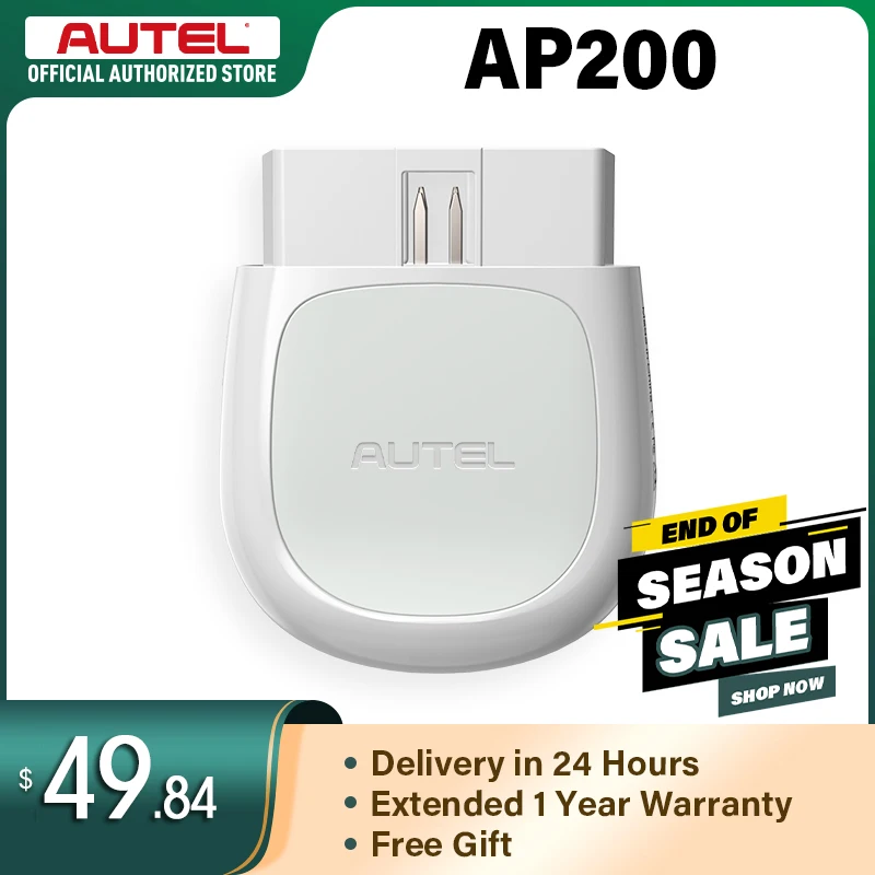 Автомобильный диагностический сканер Autel AP200 Bluetooth Совместимый прибор для чтения