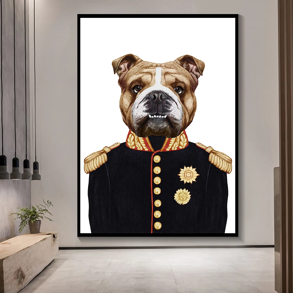 

Animals Uniform Canvas Paintings on the Wall Art Posters Prints Classical Animals Lion Dog Tiger Elk Monkey Art Pictures Cuadros