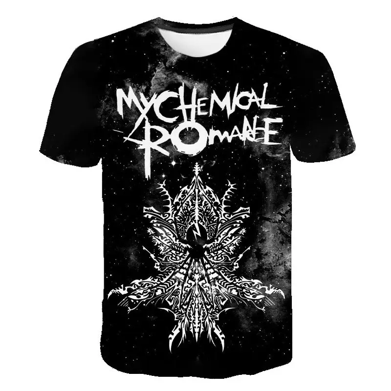 Новинка 2020 года футболка с надписью My Chemical Romance мужские женские и детские топы в