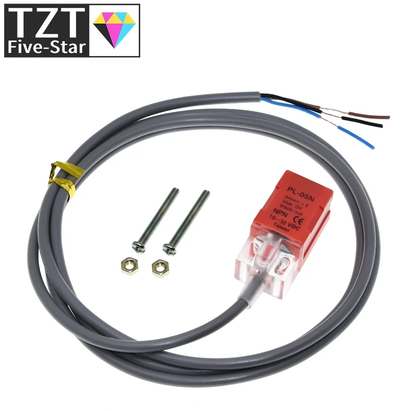 PL-05N Индуктивный бесконтактный датчик переключатель 5 мм Обнаружение NPN Out DC10-30V