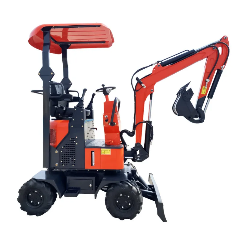 New Bagger Mini Excavator 1.8ton Small Wheeled Trencher Ht-12 Crushing Roof Fertilizing Trenching Orchards Farm Garden Helper
New Bagger Mini Excavator 1.8ton Small Wheeled Trencher Ht-12 Crushing Roof Fertilizing Trenching Orchards Farm Garden Helper