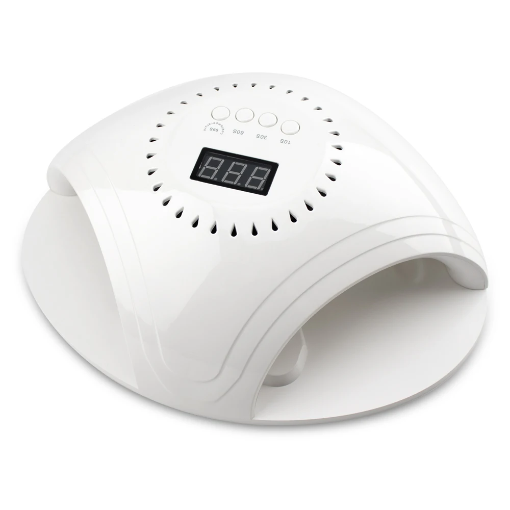 86W красный светильник Светодиодная УФ лампа для ногтей с двумя руками сушки гель