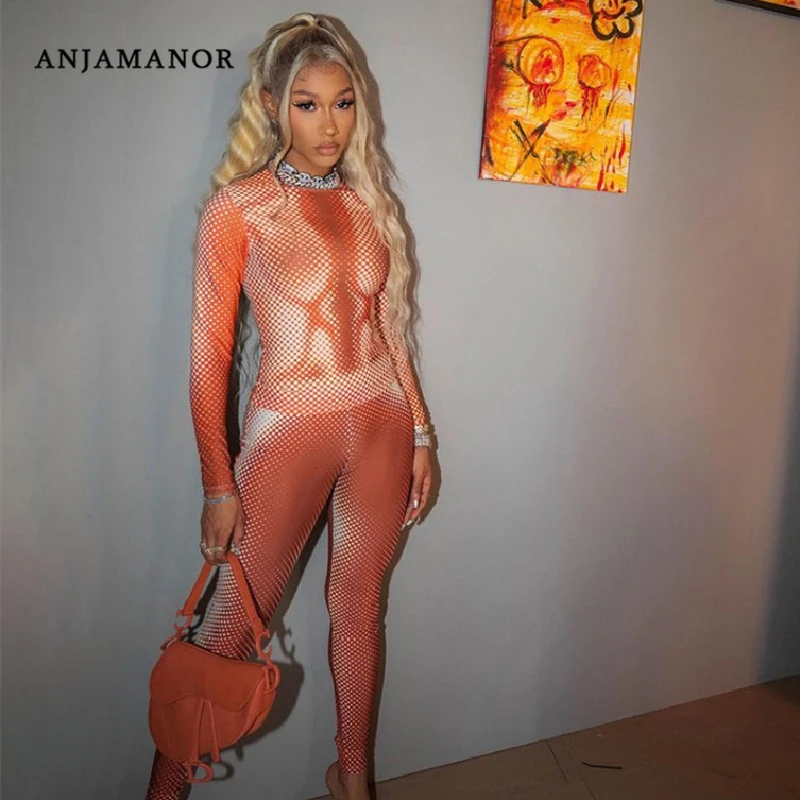 

Женский комплект из двух предметов с длинным рукавом и брюк