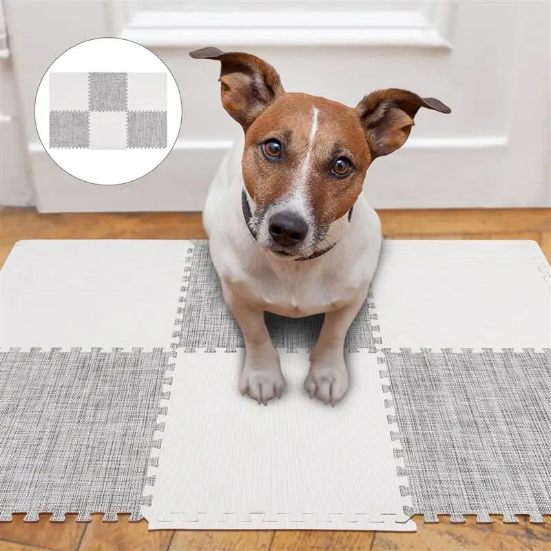 

6Pcs Waterproof Pet Mats Pet Cage Cushions Hamster Mats Easy Cleaning Pads for Fence Cage Summer