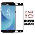 Чехол для samsung J3, J5, J7 2017, защитный экран из закаленного стекла для galaxy J 3, 5, 7, 3J, 5J, 7J, J32017, J52017, J72017, чехол для телефона
