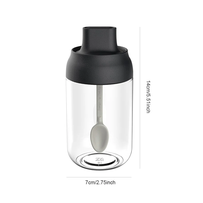 Кухонный стеклянный органайзер для специй бутылка приготовления приправ