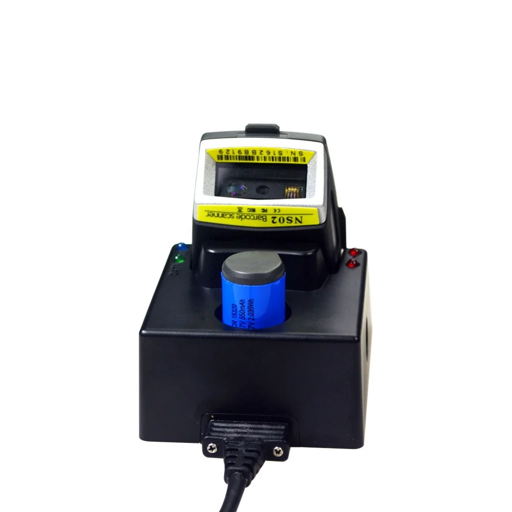 

FOR Ns02 Finger Touch Ring Barcode Scanner Wireless Bluetooth 1D/2D Barcode Reader