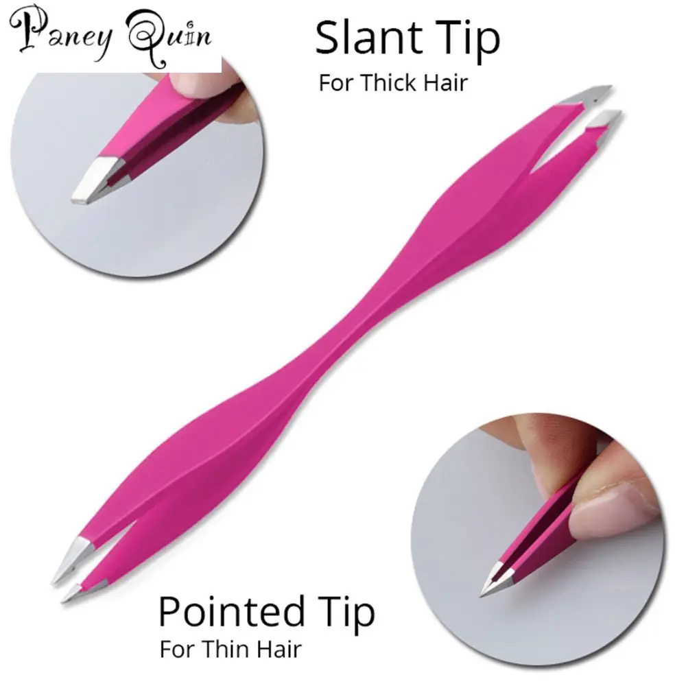 

1pcs Tweezers Rose Double Ends Eyebrow Tweezer Anti-Static Eyelash Extension Lift Curl Beauty Makeup Tools Wholesale
