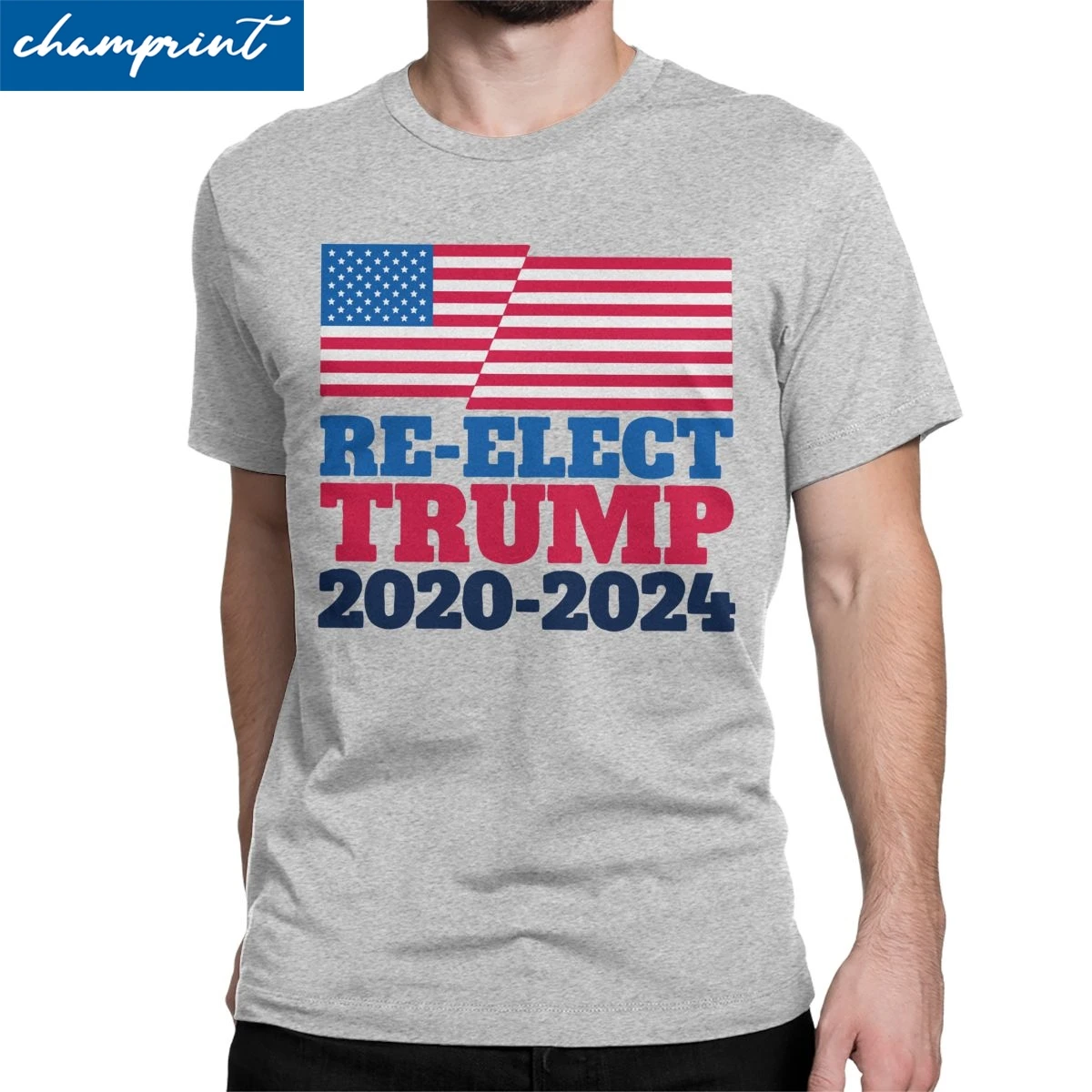 Переизбрать Trump 2020 2024 футболки для мужчин президент выборная политика смешные