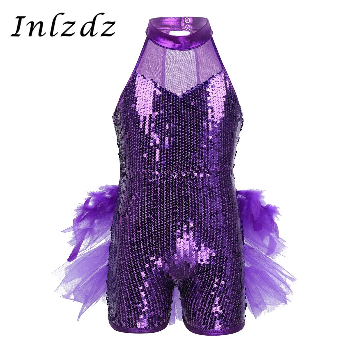 Детские костюмы для джазовых танцев девочек трико с блестками боди латинских