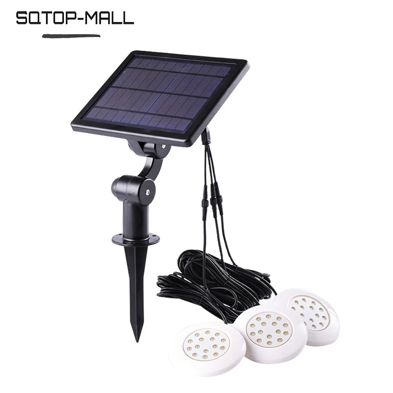 

6 PCs Solar Underwater Light LED Outdoor Garden Colorful Fish Pond Pool Lights Waterproof IP68 for Swimming Pool Fountains Pond