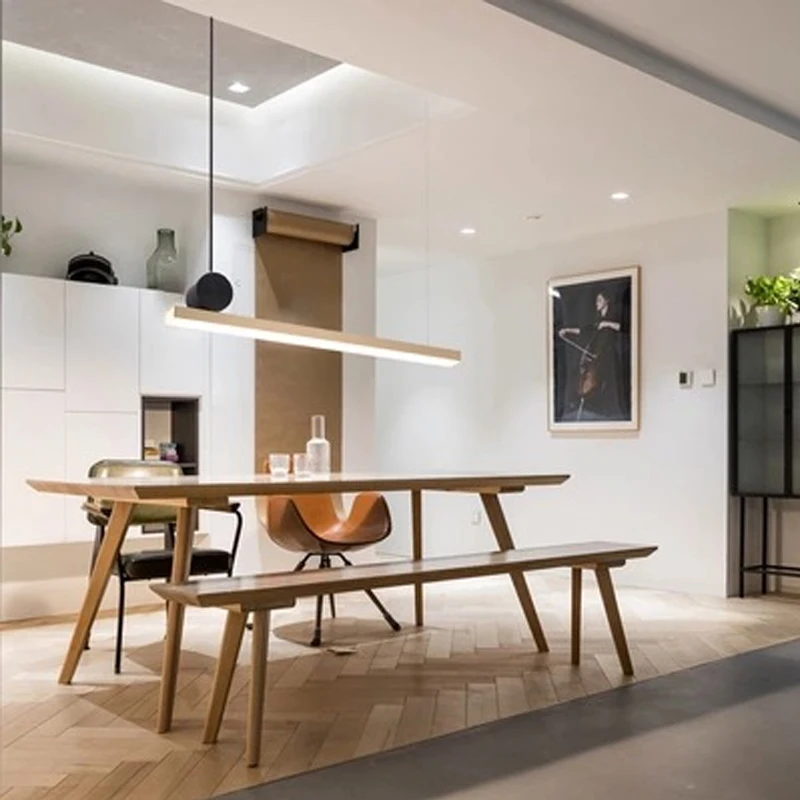 

Post modern design geometric line lamp northern Europe fashion minimalist restaurant hotel copper LED decorative pendant lamp