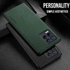 Чехол для OPPO Realme 8 Pro, чехол из искусственной кожи, чехол для s Realme8 из ТПУ с закругленными краями, деловой высококачественный чехол-накладка