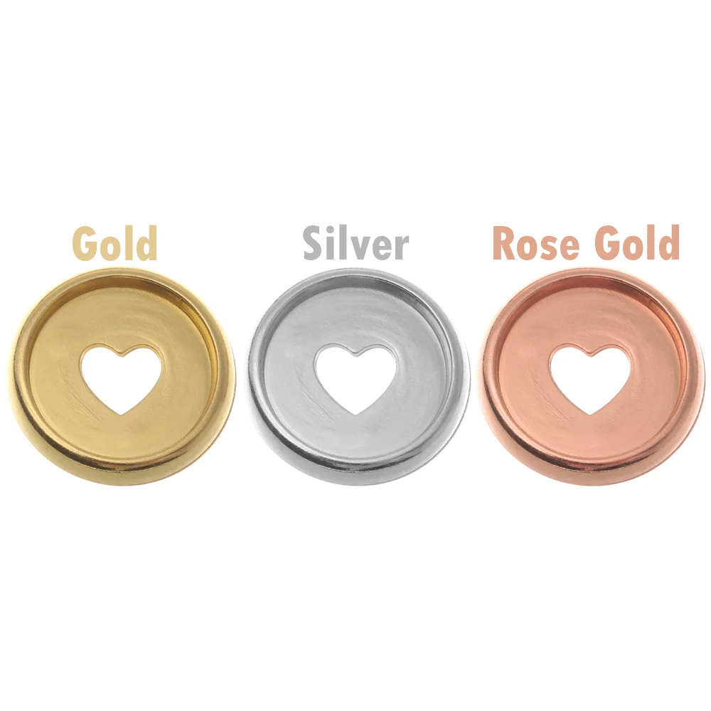 5 шт. кольца обручи в форме сердца для записной книжки дневника альбома