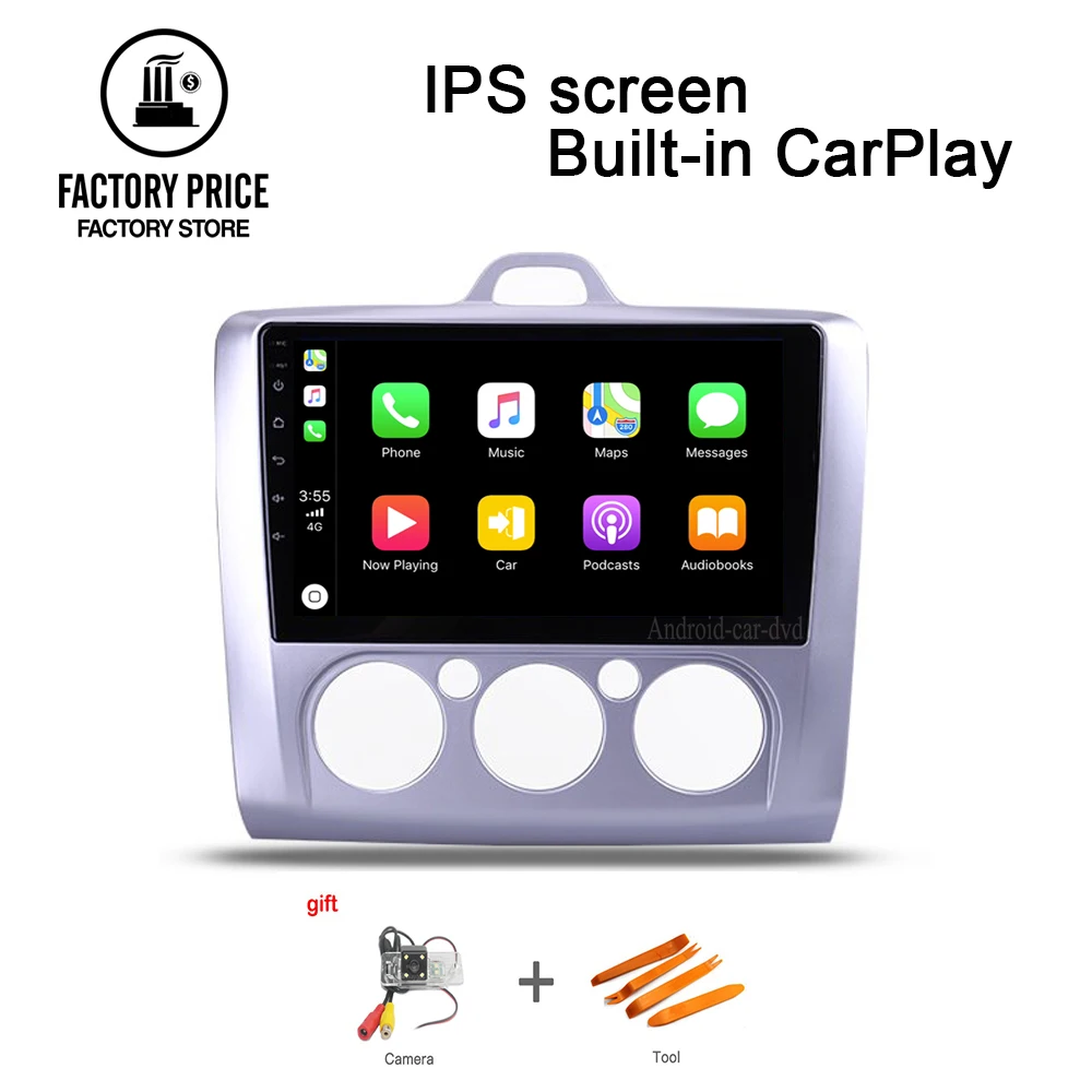 9 ''встроенный Carplay Android 8 1 Octa Core 2G + 32G Автомобильный мультимедийный плеер для ford