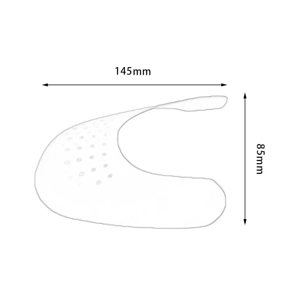 

1 Pair Shoes Shields for Sneaker Anti Crease Wrinkled Fold Shoe Support Toe Cap Sport Ball Shoe Head Stretcher Shaper Keeper